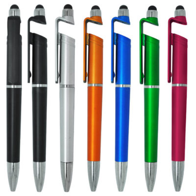 multi function pen with stylus and phone stand