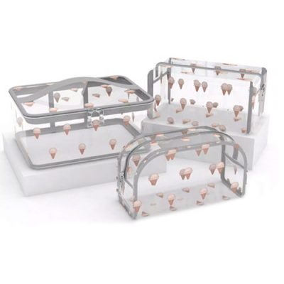 transparent cosmetic bag